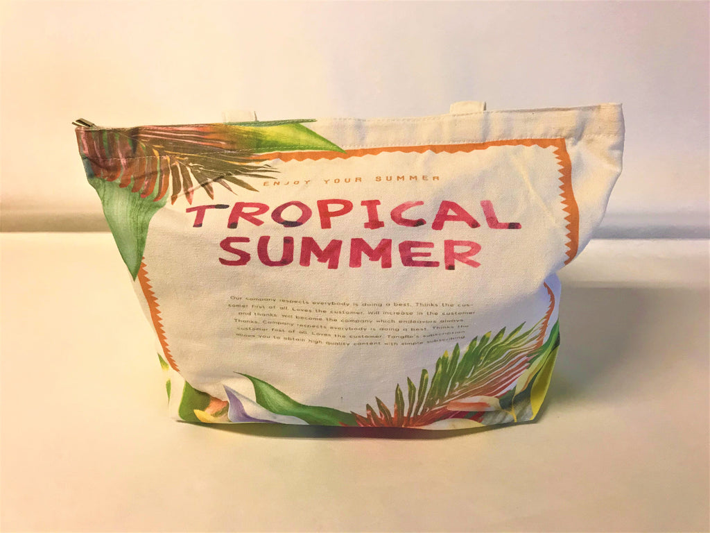 Tropical Summer Tasche Nr. 4 Leinenbeutel.