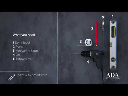 Support Smart Care System chrome mat à visser