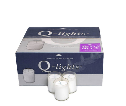 Refills Kaarsen clear 60 stuks per doos. - Lanza Tafelaankleding