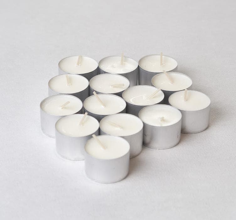 Tea lights Soy wax 240 pieces 8 burning hours