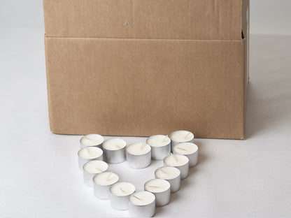 Tea lights Soy wax 240 pieces 8 burning hours